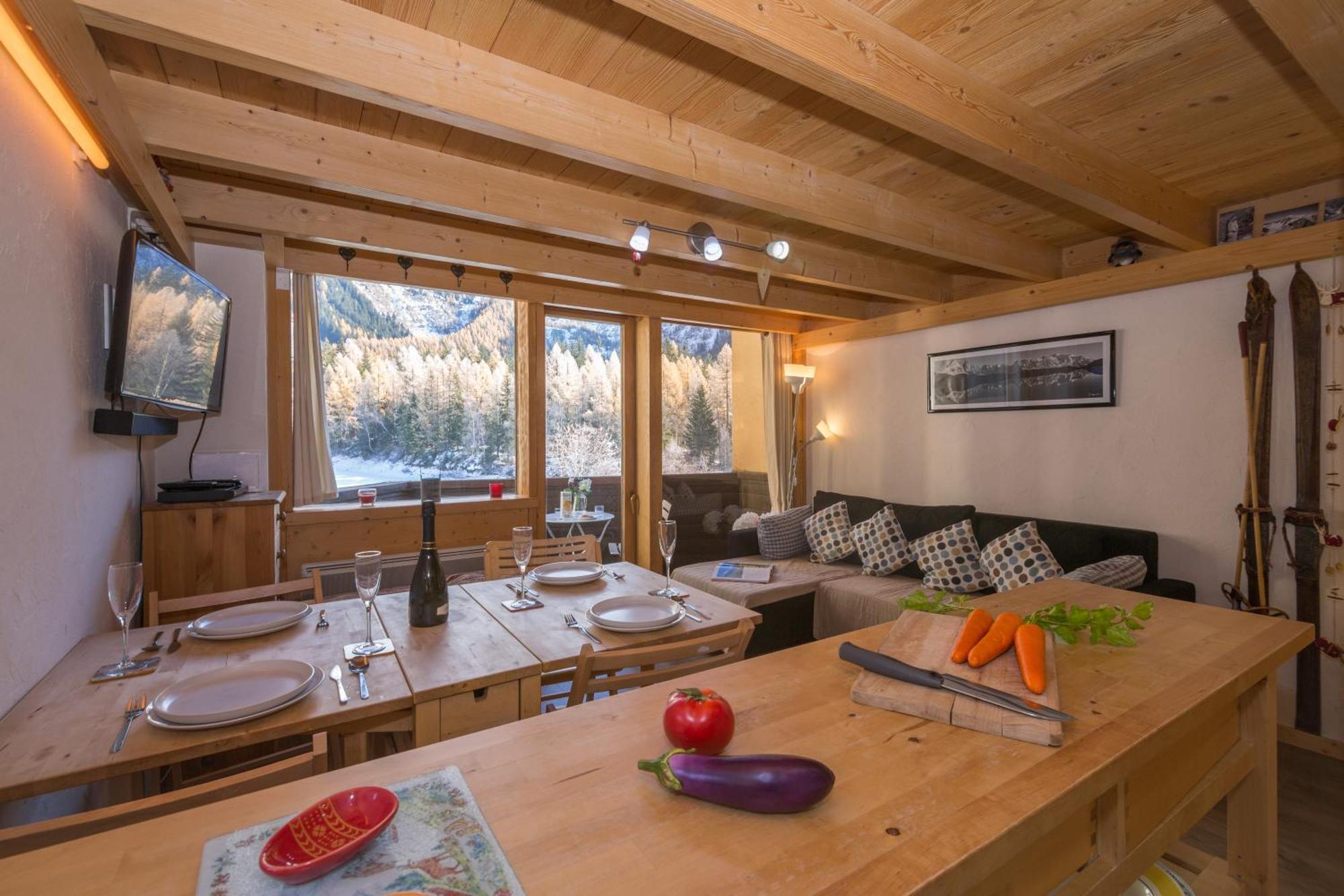 Résidence Grand Roc - Bruyères 220 - Happy Rentals Chamonix Esterno foto